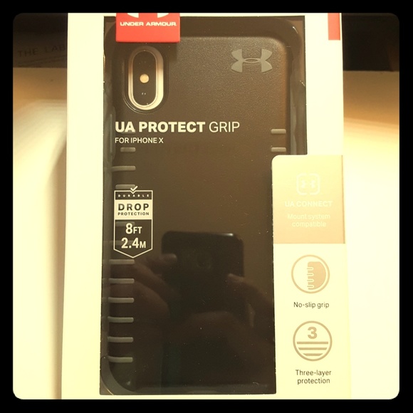 case under armour for iphone x/xs 5.8" black new - Picture 1 of 8
